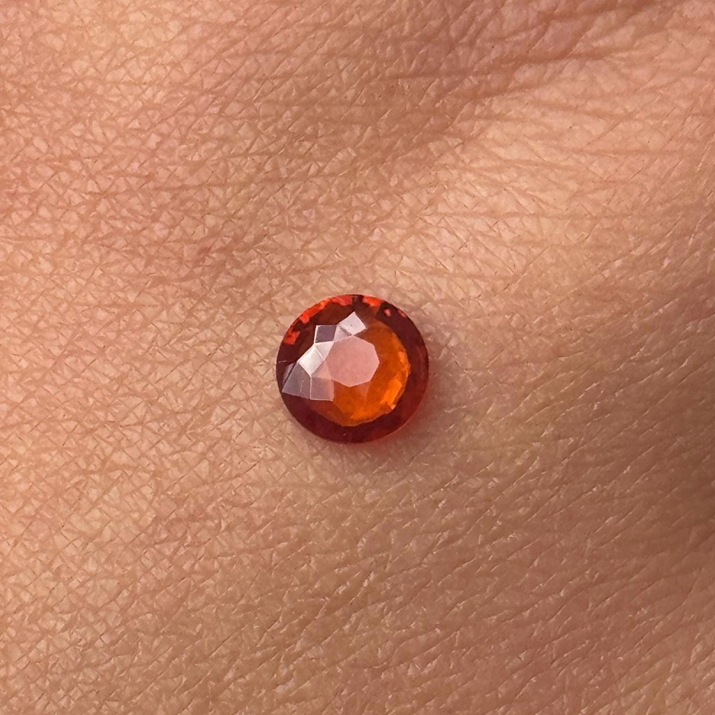 Orange Garnet Rose Cut, 1.25ct