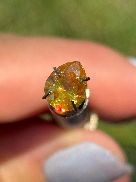 Golden Rutile Pear, 1.85ct